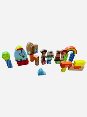 Disney Toy Story Wooden Block Set by Just Play